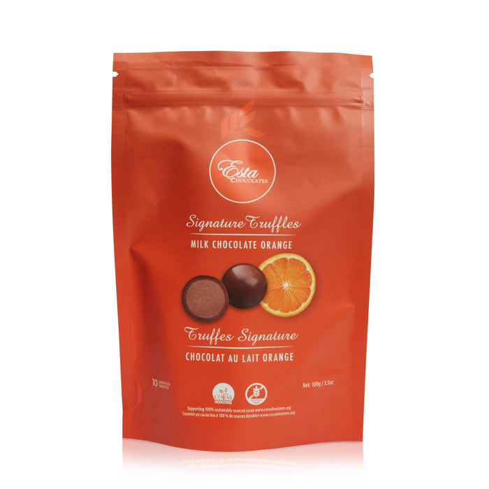 Esta Chocolates - Milk Chocolate Orange Truffle Pouch