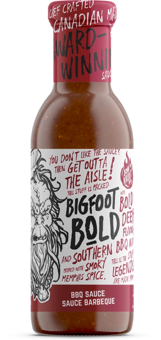 Bigfoot Bold BBQ Sauce Bow Valley BBQ - 350ml
