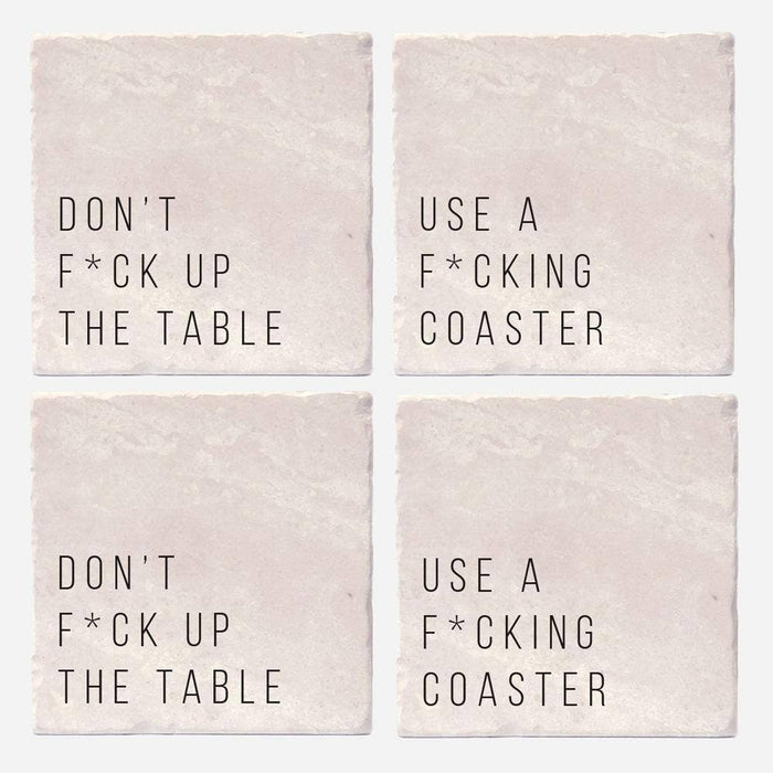 The F Word Coasters by Versatile Coasters