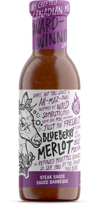 Blueberry Merlot Steak Sauce by Bow Valley BBQ - 350ml