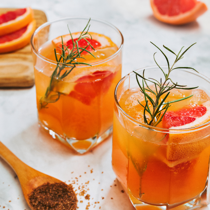 Delicious Mocktails - Grapefruit Rosemary Mocktail