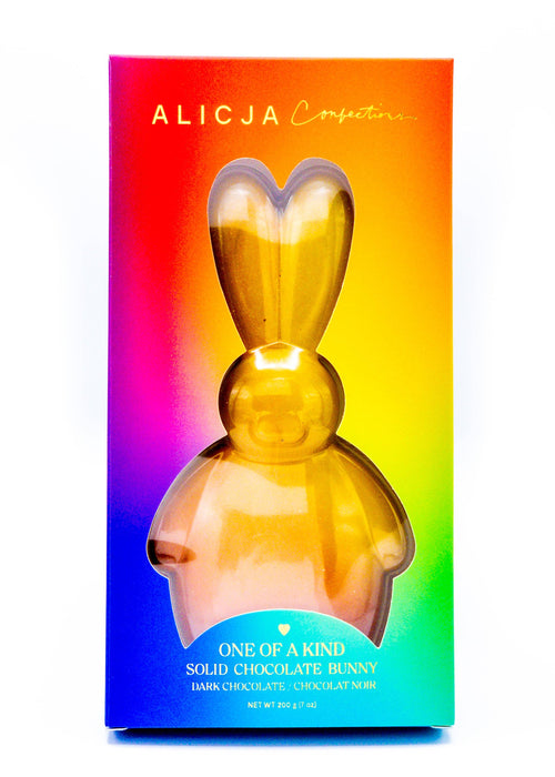Alicja Confections - Solid Dark Chocolate One of A Kind Bunny