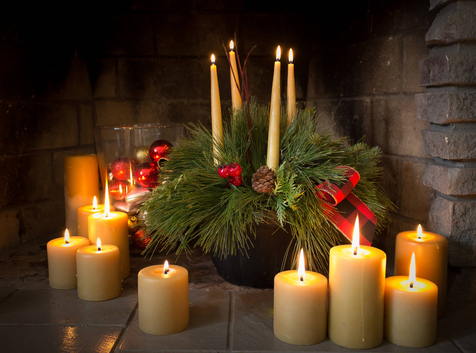 3x4 Smooth Pillars by Lucky Clover Candles