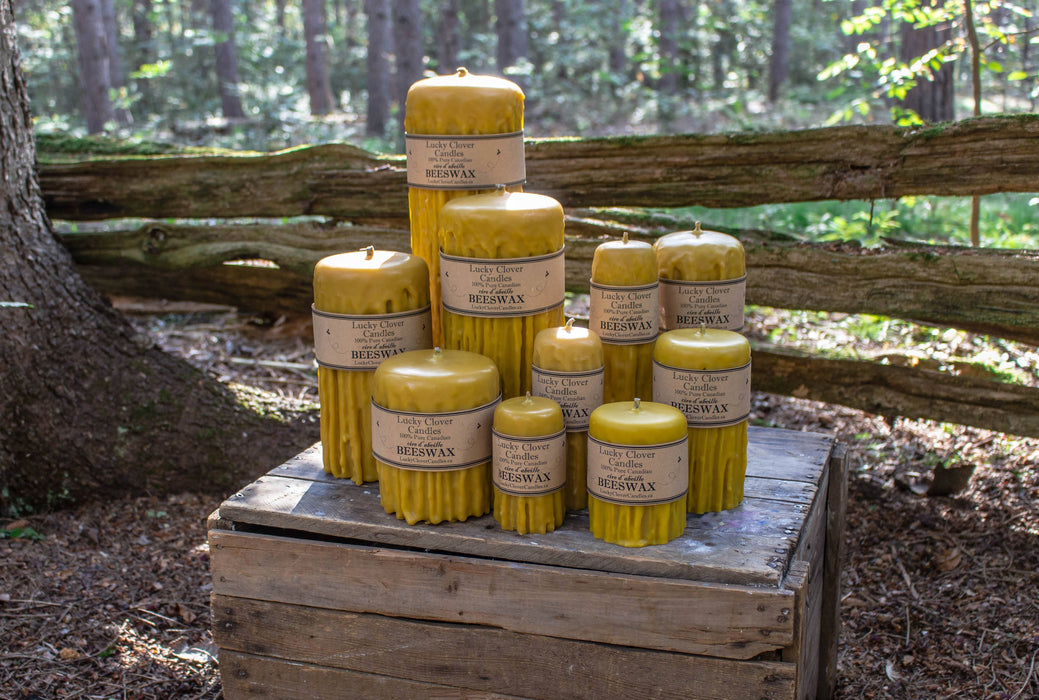 2x6 Dripped Pillars by Lucky Clover Candles