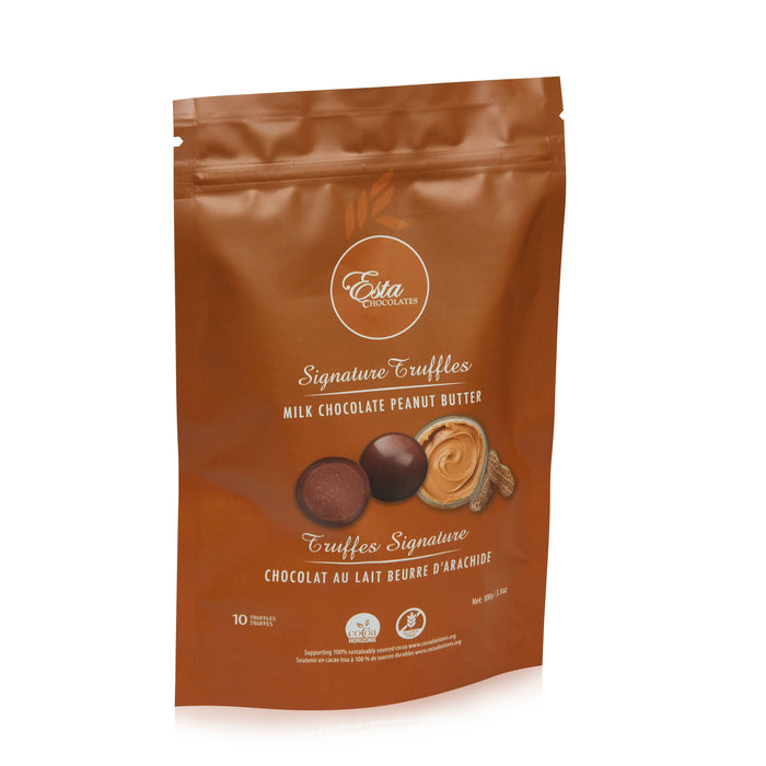 Esta Chocolates - Milk Chocolate Peanut Butter Truffle Pouch