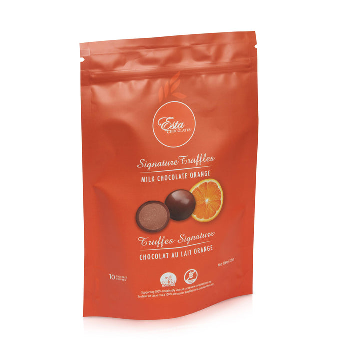 Esta Chocolates - Milk Chocolate Orange Truffle Pouch