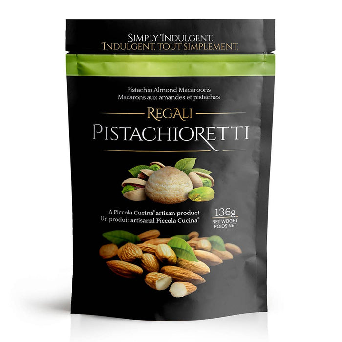 Pistachio Almond Macaroon Cookies, Piccola Cucina – Gluten Free Gourmet Italian Macaroons