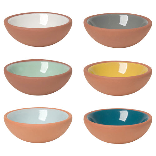Pinch Bowl Terracotta Set 6 Sky